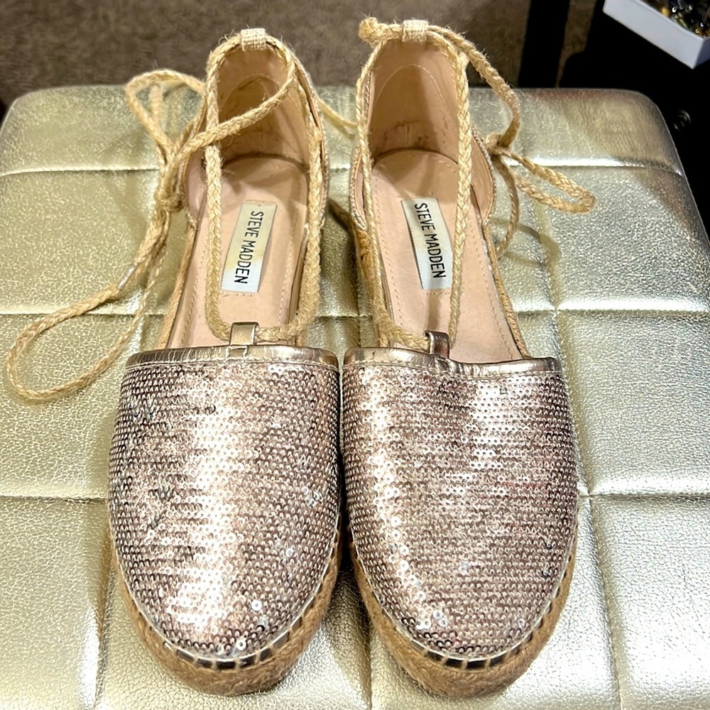 Steve Madden sequin Strappy shoes